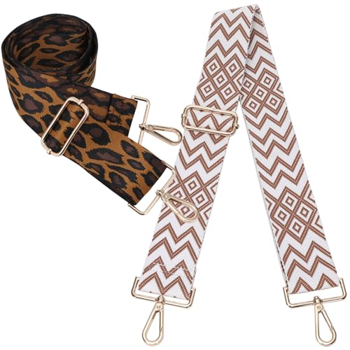 GINJKGO Purse Straps Replacement Crossbody - Adjustable Bag Strap for Purses, Wide Shoulder Strap for Women Guitar Purses