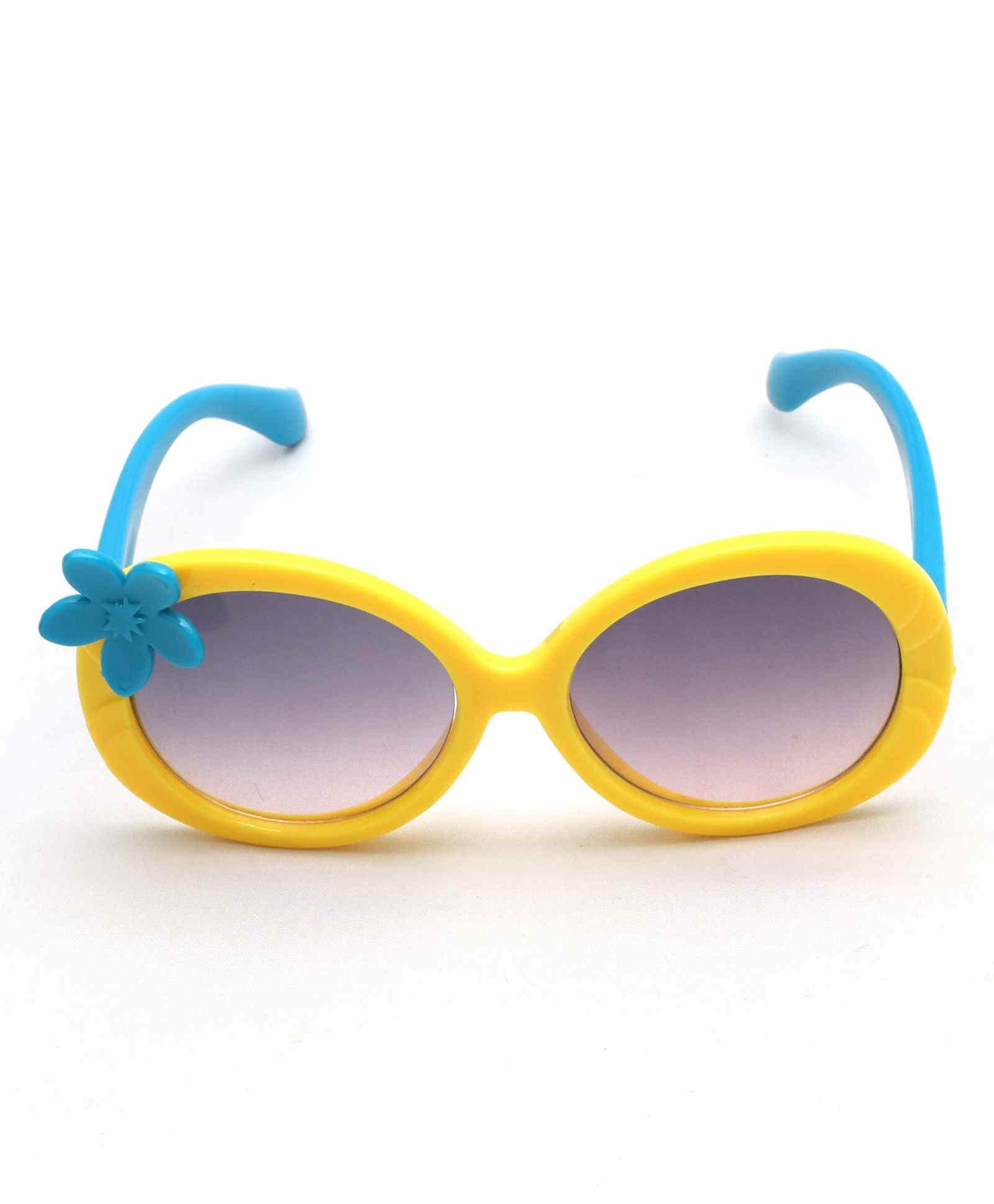 SHOP FRENZY kids Oval Flower Frame sunglass goggles for baby boy and baby girl (Age 3-10 Years) 1