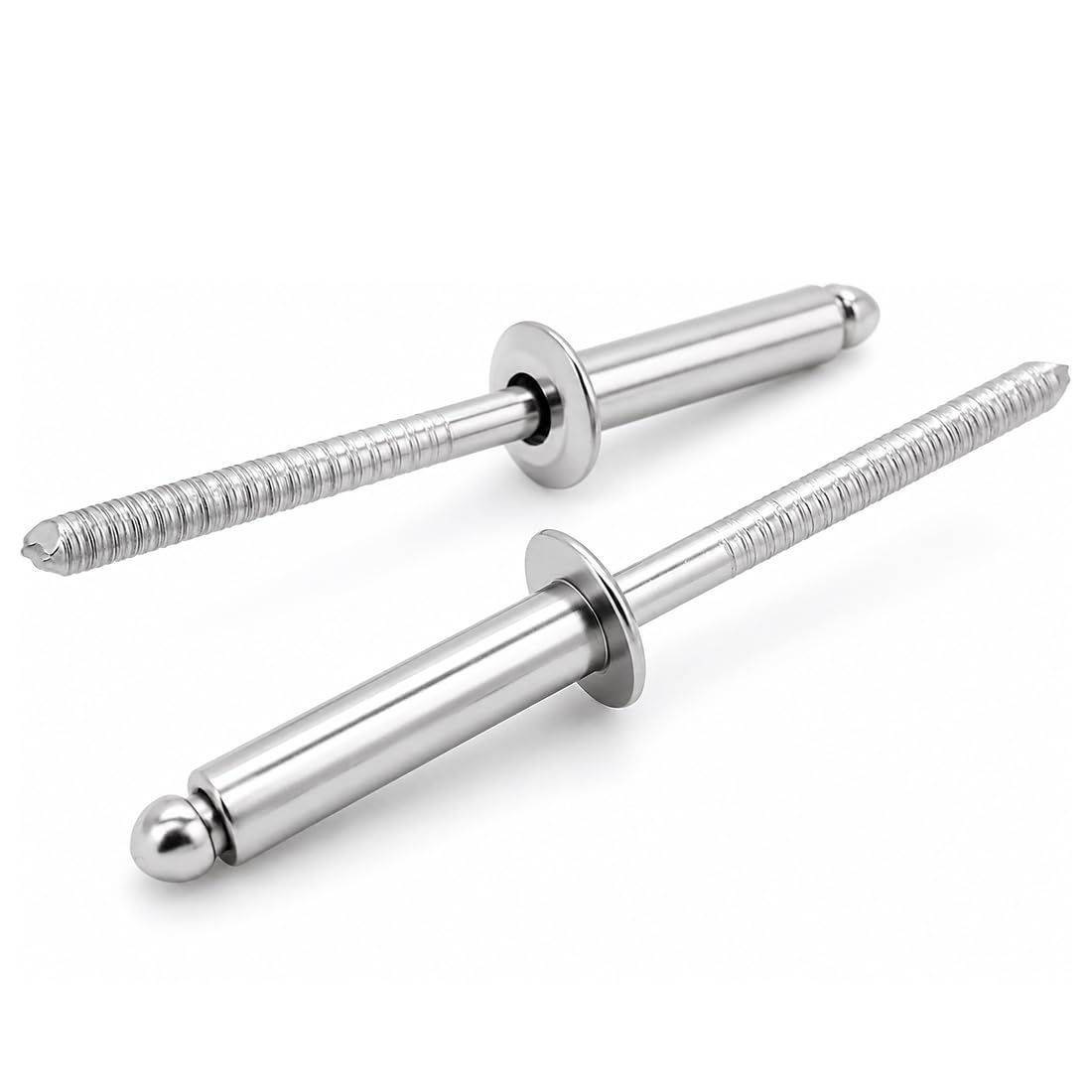 Lot de 100 rivets aveugles en acier inoxydable 304 (#6-10) 3/16" de diamètre x 5/8" Grip (BCP182)