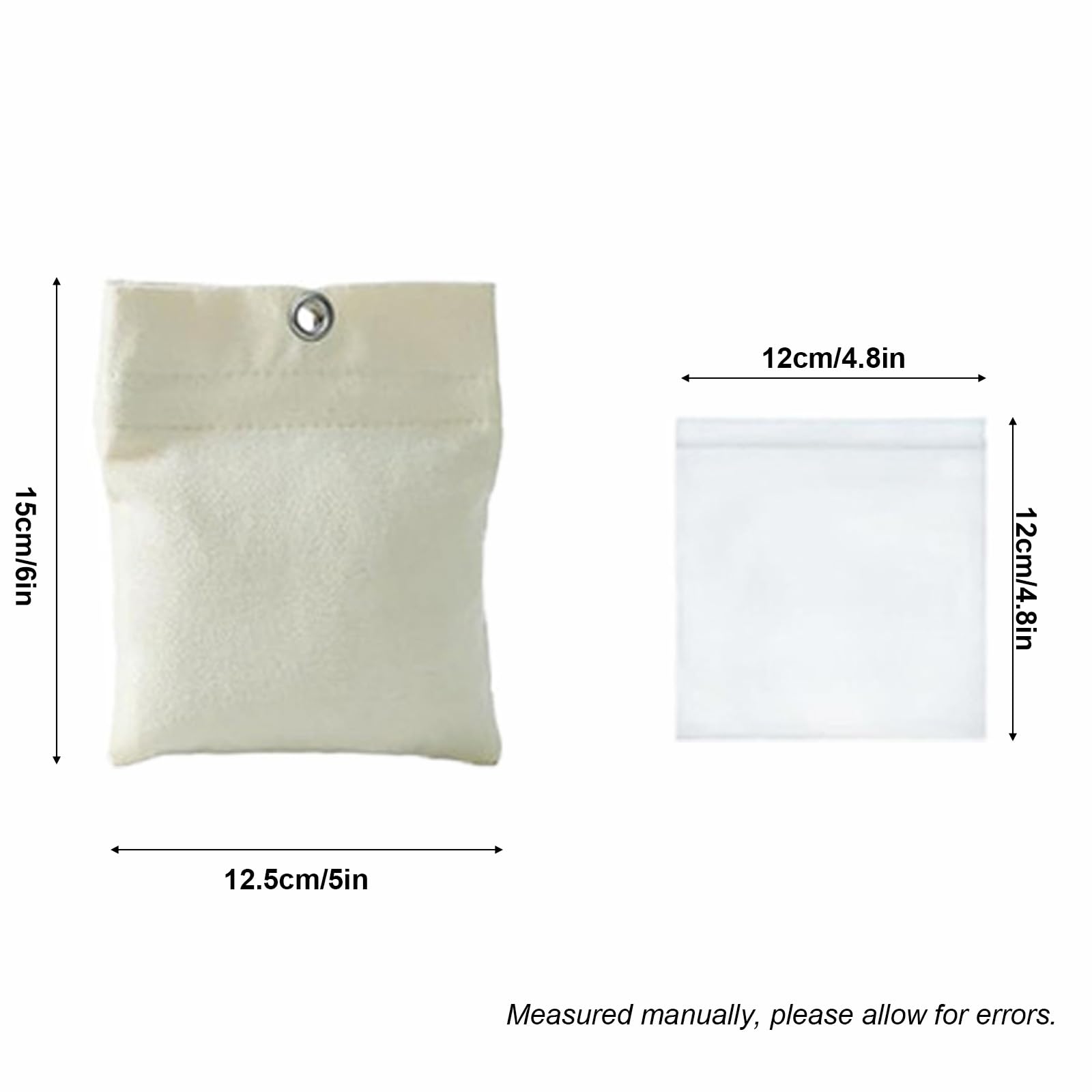 Lot de 8 sacs de lestage pour rideaux d'extérieur, sacs de sable portables en toile pour rideaux de terrasse, rideaux de pergola, cabane, tonnelle et tentes de jardin