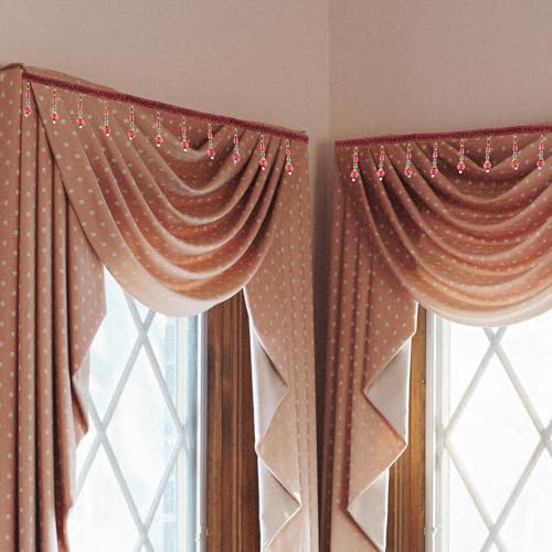 Borlas de Cuentas de 9 Cm con Caída Elegante para Acabados de Sofá 5