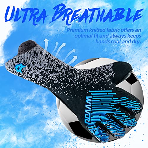 Wvvou Soccer Goalie Gloves Youth Adults, High Performance Goalkeeper Gloves thumb #3