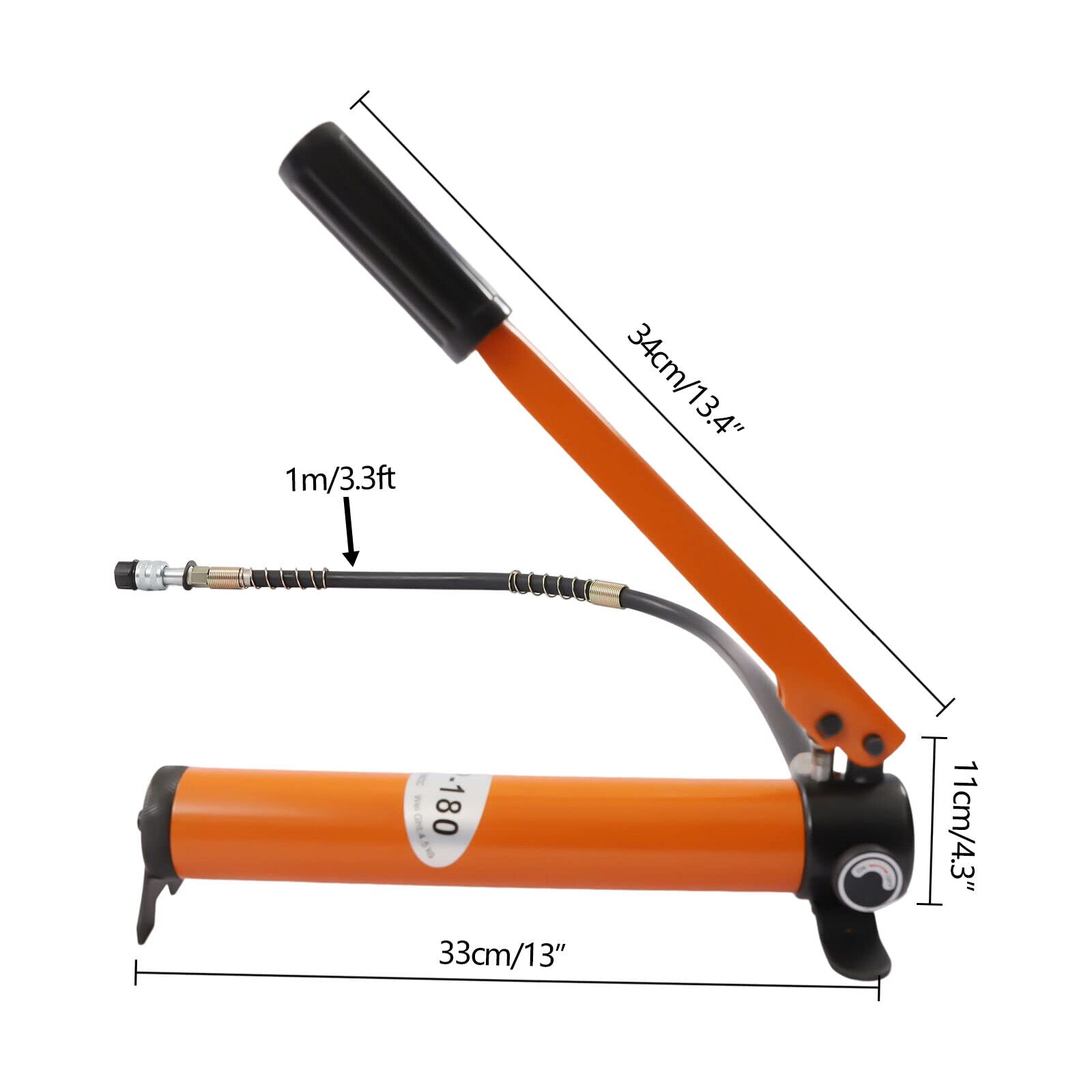 Pompa manuale idraulica manuale con tubo dell'olio ad alta pressione 70Mpa CP-180 cilindro idraulico per utensili idraulici