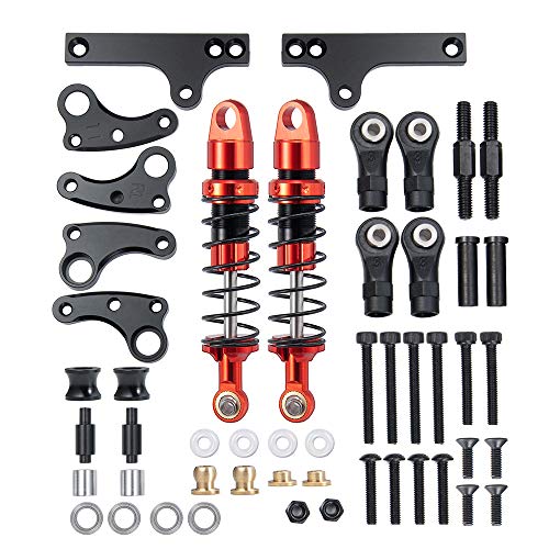 RCLions 2pcs RC Shock Absorber Damper 70mm Cantilever Suspension Kit for Axial SCX10 II...