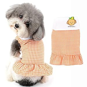Ranphy RAYP0494 Hundekleid mit Karomuster