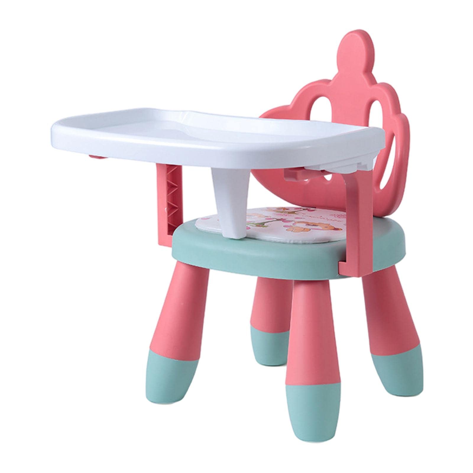 BNF Portable Baby Eating Chair Sounding Seat Dining Table for Toddler Home Chair Pink Green Crown | Baby | Feeding | High Chairs-image-32