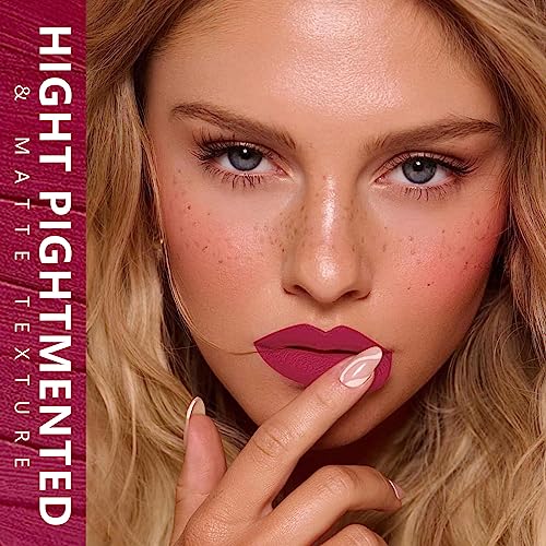 Image of MAKI YIKA Rose Pink Lipstick for Women Color Stay Long Lasting Lipsticks