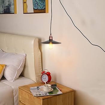 Amazon.co.jp : STGGTS ペンダントライト コンセント式 吊り下げ