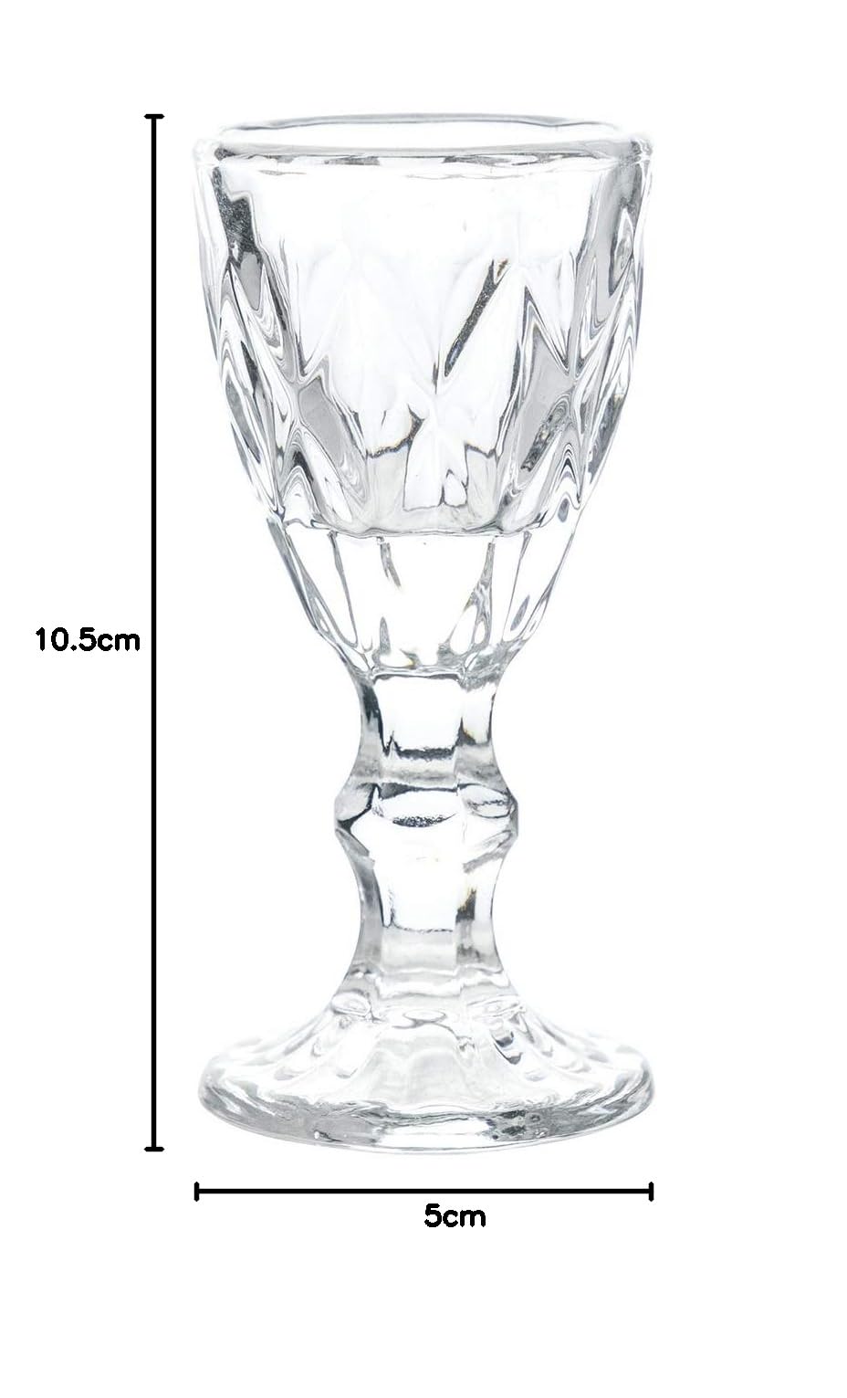 prisma set 6 liquorini trasparenti