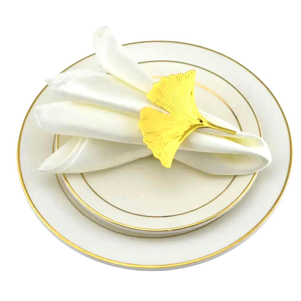 Silky Satin Cloth Napkins, Cotton Polyester Satin Napkins(Ivory,24PC)