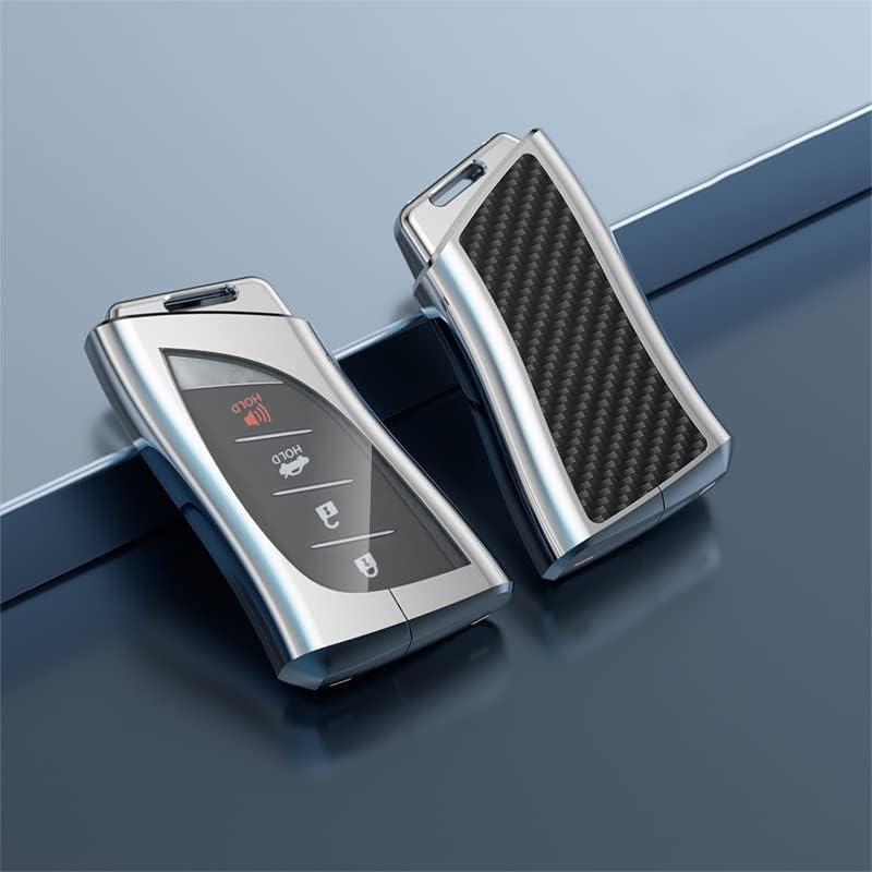 Miniatura 2 de ontto Carcasa para llave de coche de 34 botones compatible con Lexus ES350 ES300h UX200 LS500 LS500H LC500 LC500h Funda de llavero inteligente con