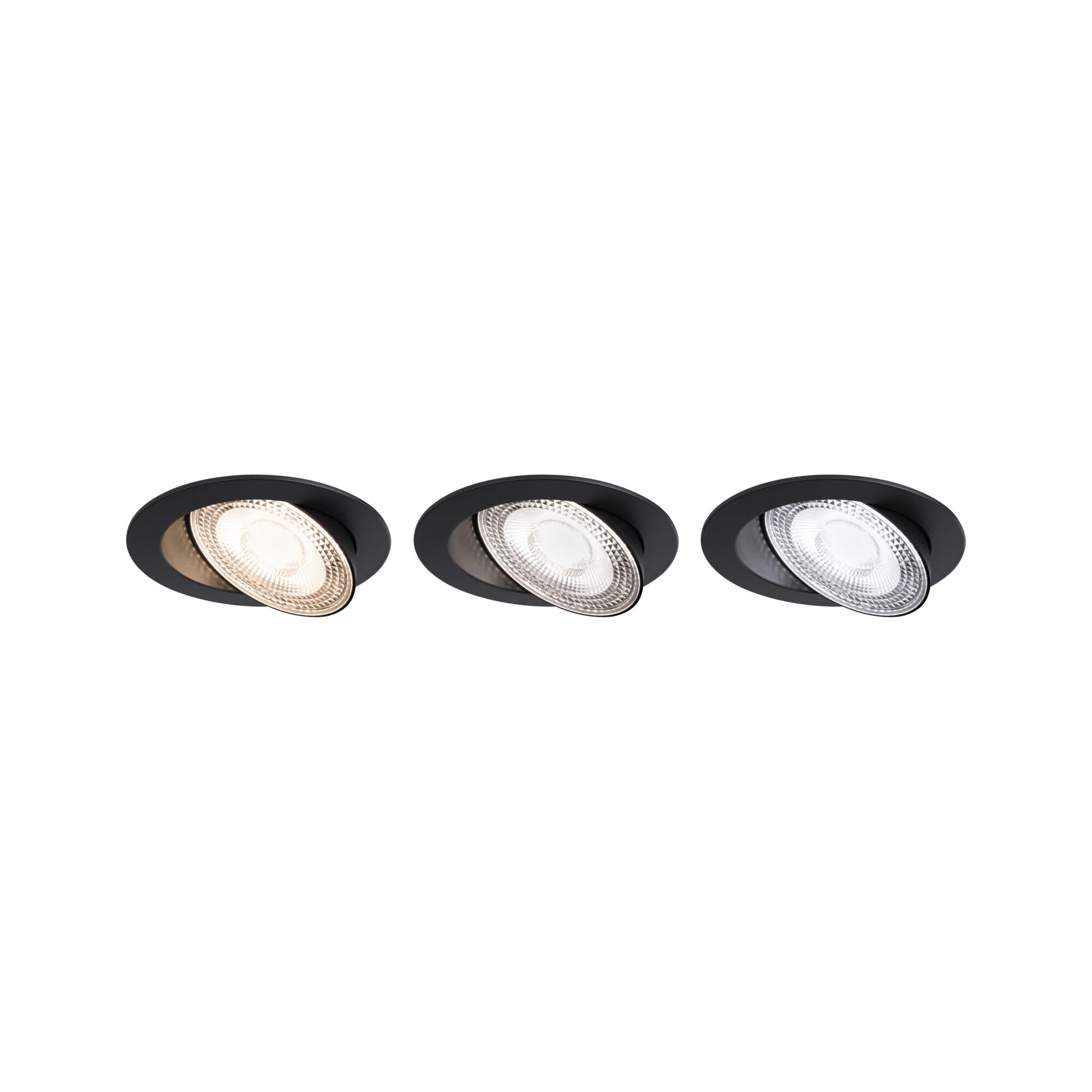 Paulmann EBL Set Aumus schwenkbar 3-Stepdim LED 3x750lm 2700-6500K 5W 230V Schwarz matt