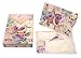 Punch Studio Pouch Note Cards Purple Bird with Gold Bird Cages 46572