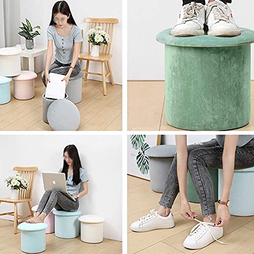 Table basse tabouret repose-pieds bleu pour optimiser les petits espaces - 5