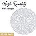 Royal Consumer Medallion Lace Round Paper Doilies, 8-Inch, Pack of 20 (B23004), white