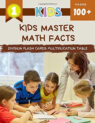Kids Master Math Facts Division Flash Cards Multiplication Table ...