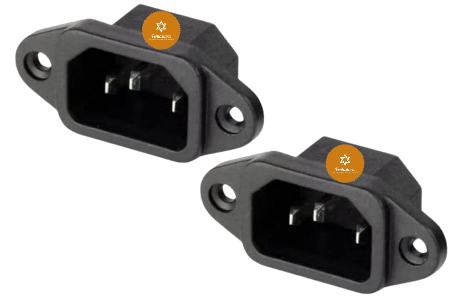 PENTASTARA® -Rice Cooker C14 Power Sockets Replacement - AC 250V - 10A - Rice Cooker Socket - (2 Units/Black)-image-39
