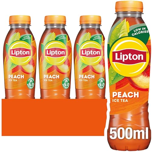 Lipton Peach Ice Tea | 500ml Bottle | 24 Pack
