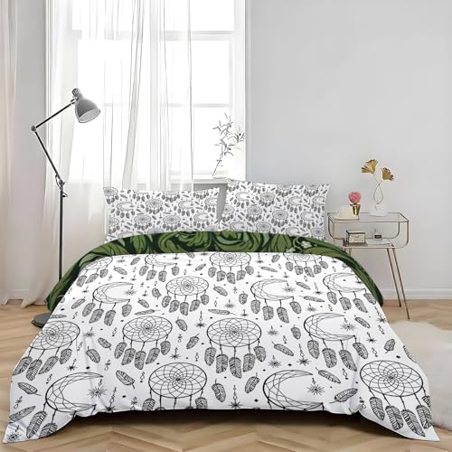 Housse de couette microfibre douce 240x220 cm contre le linge de lit rêche - 5