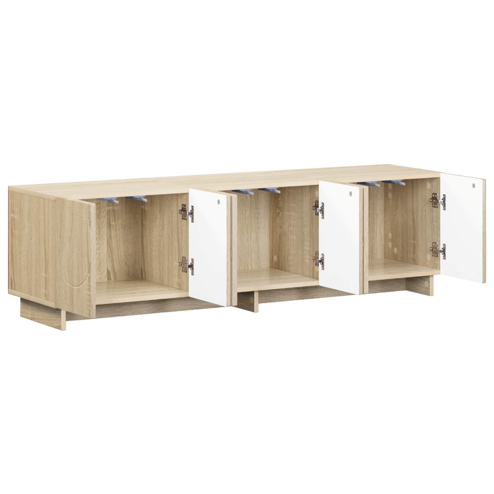 vidaXL Supporto TV 140 x 34.5 x 40 cm Rovere Sonoma