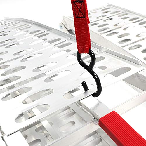 Rampa de carga plegable de aluminio 7.5' para motos y cuatrimotos miniatura 2