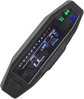 PLAFOPE Velocímetro Odômetro Moto Velocímetro Digital Carburador Medidor Motocicleta Odômetro Abs Preto Motocicleta Velocímetro Digital Lcd Velocímetro Digital Perolado Lcd