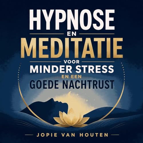 『Hypnose en meditatie voor minder stress en een goede nachtrust』のカバーアート