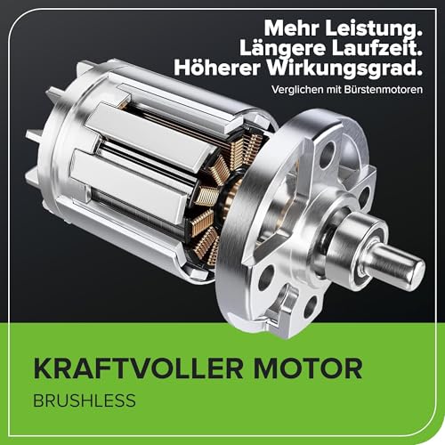 Greenworks GD40TCSK2 Akku Kettensäge mit Akku und Ladegerät, bürstenlosem Motor, 25 cm Blattlänge, 12 m/s Kettengeschwindigkeit, 2,4 kg… – Ansicht 4