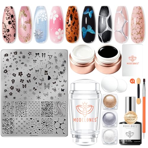 modelones 16 PCS Stamping Set