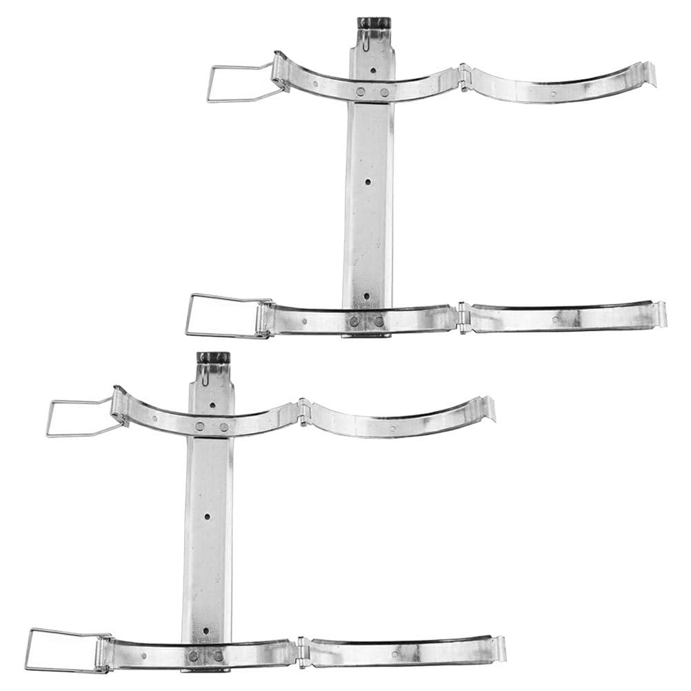 Alipis 2piezas Soporte De Pared para Extintor De Incendios Montaje Y Práctico Rack De Almacenamiento para Extintor Accesorio Esencial para Seguridad Hogares Y Coches