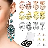 BoArt Earring Lifters Backs 6 Pairs Adjustable Hypoallergenic Earring Secure Backs and 3 Pairs Bullet Clutch Earring Backs Set Lifter for Droopy Ear Heavy Earring