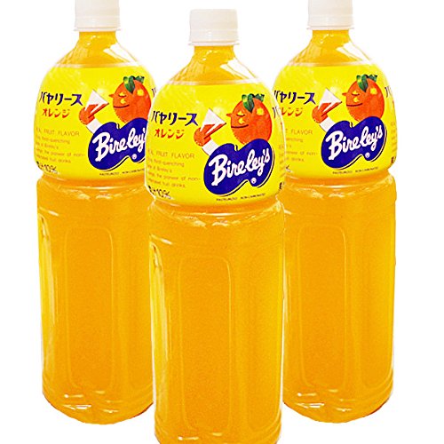【レトロ中古品】沖縄バヤリースオレンジ 1.5リットル大瓶 沖縄 バヤリース オレンジ 1.5L】4本で送料込 70年以上前から変わら