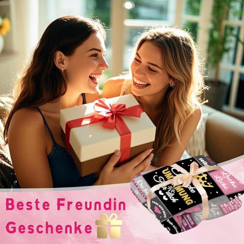 AOKILE Beste Freundin Geschenke, Umarmung Decken Geschenke für Freundin, Geburtstagsgeschenk für Beste Freundin, Geschenke für Frauen Schwester Kollegin Ehefrau und Mutter zum Geburtstag Weihnachten