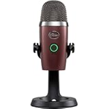 Blue Yeti Nano Premium USB Microphone for Recording, Streaming, Gaming, Podcasting on PC and Mac, Condenser Mic with Blue VO!CE Effects, Cardioid and Omni, No-Latency Monitoring - Red Onyx