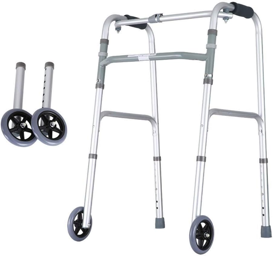 Walkers, Aluminum Foldable Walking Mobility Aid Rollator 2