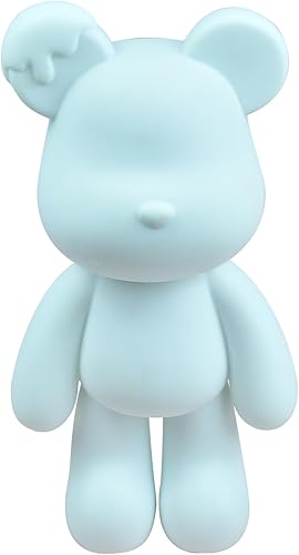 Coniuty Kit de pintura de oso fluido para niños y adultos, figura de oso para decoración del hogar (10 pulgadas, verde+blanco + verde oscuro)