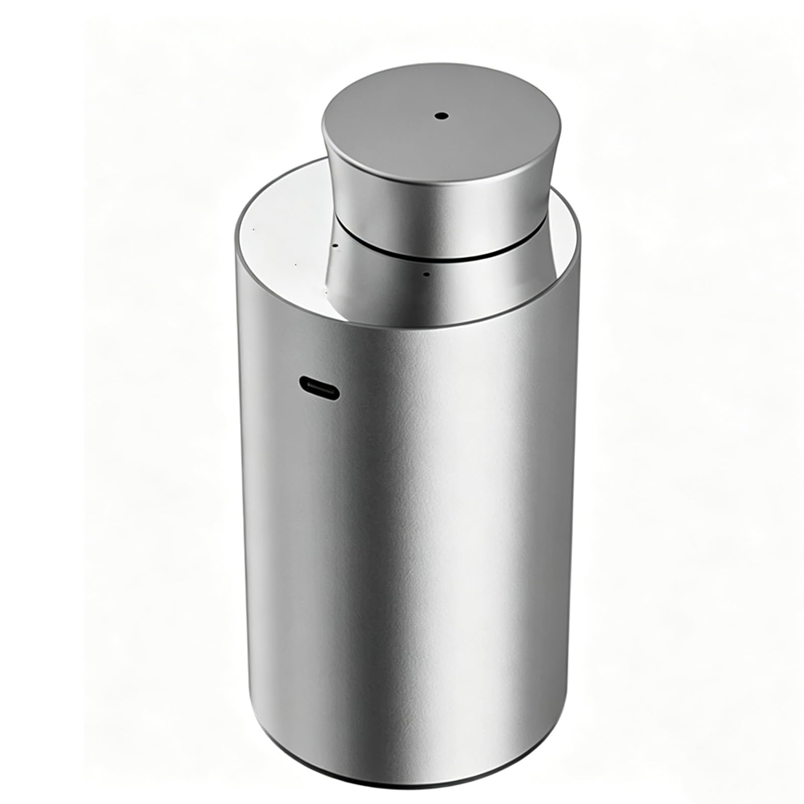Dyfuzor Zapachowy Do Samochodu I Domu, Przenośny Dyfuzor Olejków Eterycznych Z Atomizacją Dwóch Płynów, Elegancka Konstrukcja Ze Stopu Aluminium, 140x71mm Do Uchwytu Na Kubek Samochodow(Color:srebrny)