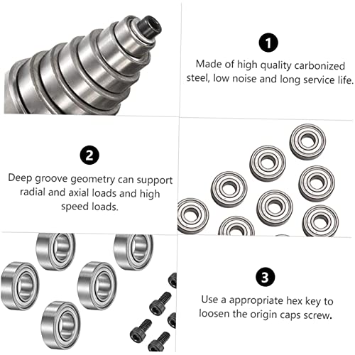 Yardwe 1 Conjunto De Acessórios De Rolamento De Fresa De Carpintaria Ferramenta De Roteador Acessóri