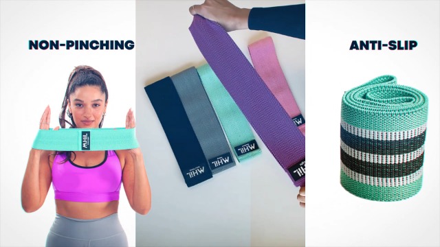 MhIL 5 Resistance Bands for Working Out - Booty Bands for Women and Men, Best Exercise Bands, Workout Bands for Workout… - Image 8