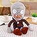 Boufery Lindos Juguetes de Peluche Plants vs Zombies, Juego Zombies vs Plants muñecos de Peluche, Juguetes Suaves para niños, Regalo para niños, 30 cm (Gris)