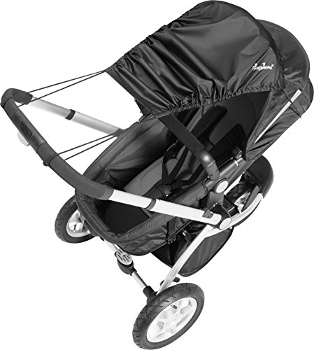Playshoes Unisex Sonnensegel mit UV-Schutz 448850, 20 - Schwarz, 75 x 55 cm