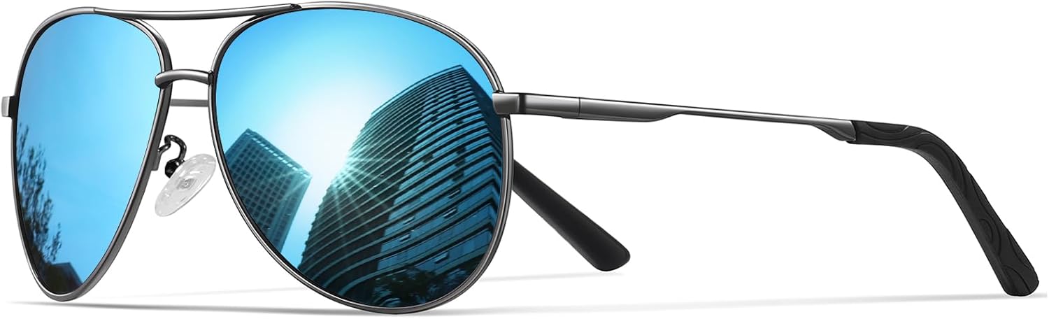 Gun Frame Blue Lens