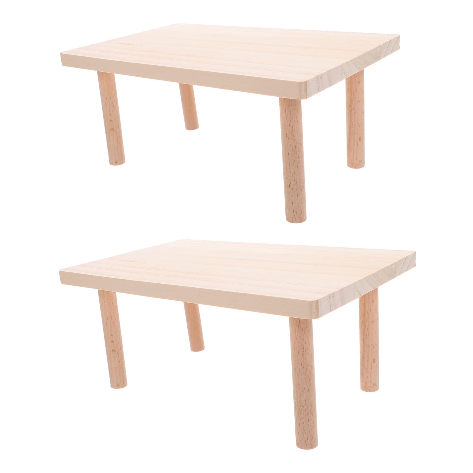 UPKOCH 2 Stück Holzplattform für Hamsterkäfig Kletter Spielplattform aus Massivem Holz Dicke Nagersichere für Zwerghamster Eichhörnchen Kleine Haustiere Dekoratives Landschaftsspielzeug