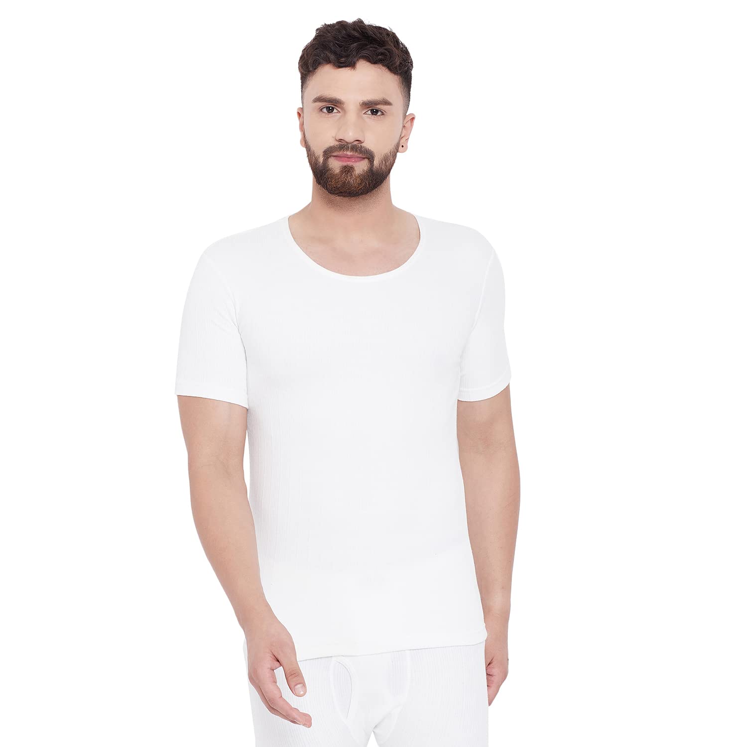 neva ESANCIA Mens Solid Winter Wear Thermal Top-picture-38