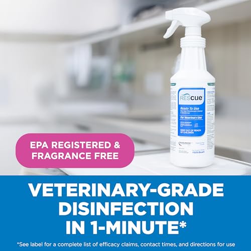 REScue Canister Wipes & RTU 32oz Disinfectant & Gallon Concentrate – Disinfectant Cleaner for Vet Use, Designed to Clean Kennels, Litter Boxes & More image 5