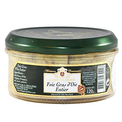 Foie Gras Grolière d'Oie Entier 120 g 1 Unité