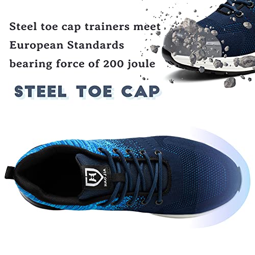 Nasogetch Veiligheidsschoenen voor dames en heren, stalen neus, werkschoenen, sportief, ademend - Image 3