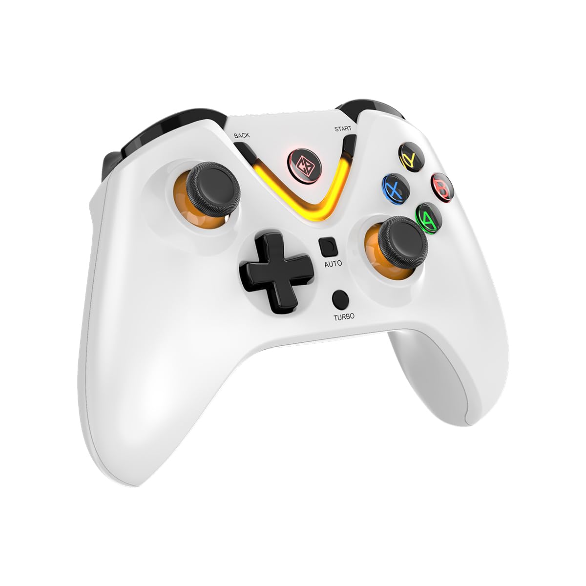 Cosmic Byte Ares Tri-Mode Wireless & Wired Controller for PC  2.4GHz, Bluetooth, USB-C Wired, Hall Effect Joysticks, Dual Vibration (White)