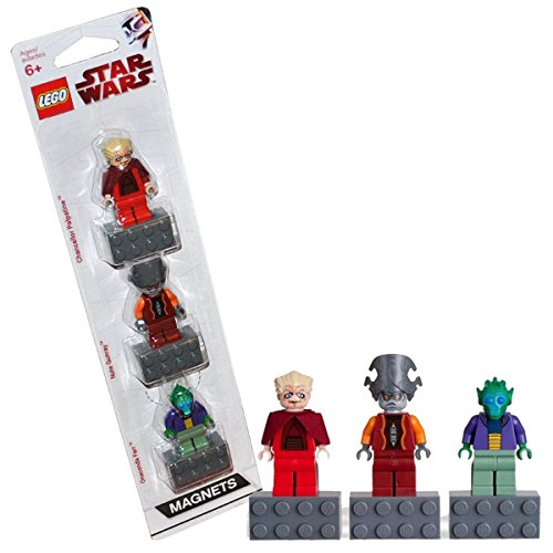 LEGO Star Wars Magnets Set #4585395 Chancellor Palpatine, Nute Gunray, Onaconda Farr
