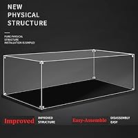 Vista 6 de Hosdiy Vitrina de acrílico para Lego 7532975339 (trench RunTrash Compactor) modelo - Escaparate transparente (solo vitrina de exhibición)